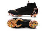 Nike Mercurial Superfly VI 360 Elite FG Soccer Cleats Black Orange - studzsupply