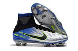 Nike Mercurial Superfly V FG Soccer Cleats Pure Platinum Blue Black - studzsupply