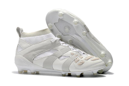 Adidas Predator Accelerator David Beckham FG Soccer Cleats White - studzsupply