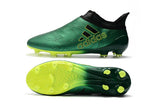 Adidas X Series FG Thunderstorm Storm  Football  Cleats Green/Yellow/Black
