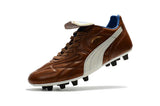 Hummer King kangaroo leather FG football shoes Chocolate/Cream