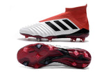 Adidas Predator FG Studded Football Shoes Red/Black/white