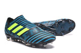 Adidas Nemeziz Messi 17+ 360 Agility FG Soccer Cleats BlackBlueYellow - studzsupply