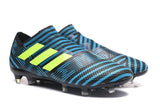 Adidas Nemeziz Messi 17+ 360 Agility FG Soccer Cleats BlackBlueYellow - studzsupply