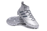 Adidas ACE 17.1 Magnetic Control FG Soccer Cleats Silver Metallic - studzsupply