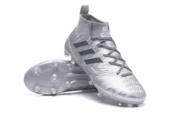Adidas ACE 17.1 Magnetic Control FG Soccer Cleats Silver Metallic - studzsupply