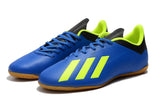 Adidas X series IC indoor flat soccer shoes Blue/Green/Orange