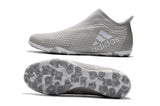 Adidas Tango IC Flat Soccer Shoes Gray/White