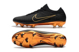 Nike Mercurial Vapor Flyknit Ultra FG Soccer Cleats Black Golden - studzsupply