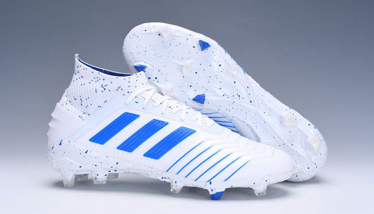 Adidas Predator 19.1 FG White Blue - studzsupply