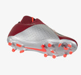 Nike Phantom Vision Elite DF FG Soccer Cleats Maroon Silver Black - studzsupply