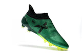 Adidas X Series FG Thunderstorm Storm  Football  Cleats Green/Yellow/Black