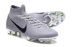 Nike Mercurial Superfly VI Elite FG Silver Black High Cut - studzsupply