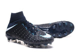Nike Hypervenom Phantom III DF FG Soccer Cleats Black White - studzsupply
