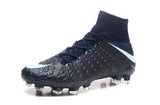 Nike Hypervenom Phantom III DF FG Soccer Cleats Black White - studzsupply