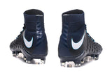 Nike Hypervenom Phantom III DF FG Soccer Cleats Black White - studzsupply
