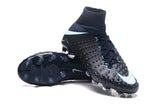 Nike Hypervenom Phantom III DF FG Soccer Cleats Black White - studzsupply