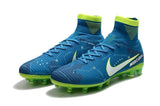 Nike Mercurial Superfly V Neymar AG Soccer Cleats Blue White Volt - studzsupply