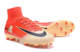 Nike Mercurial Superfly V FG Soccer Cleats Red Yellow Gold - studzsupply