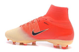 Nike Mercurial Superfly V FG Soccer Cleats Red Yellow Gold - studzsupply