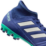 Adidas Predator 18.3 AG/FG Soccer Cleats Royal Blue White Green - studzsupply