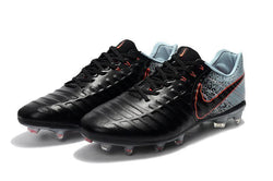 Nike Tiempo Legend VII FG Soccer Cleats Black Light Almory Blue - studzsupply
