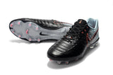 Nike Tiempo Legend VII FG Soccer Cleats Black Light Almory Blue - studzsupply