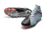 Nike Hypervenom Phantom III DF FG Soccer Cleats Black Pink Army Blue - studzsupply