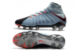 Nike Hypervenom Phantom III DF FG Soccer Cleats Black Pink Army Blue - studzsupply
