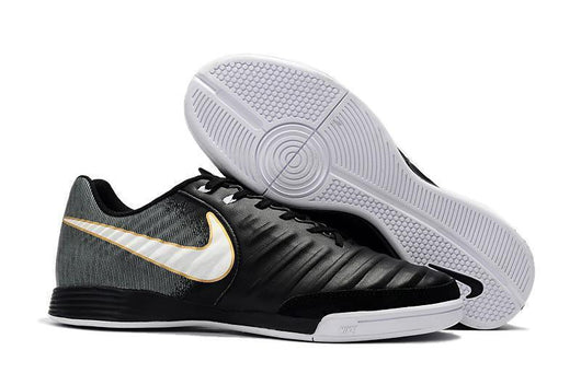 Nike TiempoX Ligera IV IC Indoor Soccer Shoes CY0037 Black/White/Black - studzsupply