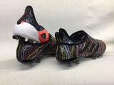 Adidas Glitch Skin 17 FG Soccer Shoes Black Fluorescent Red White - studzsupply