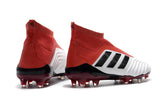 Adidas Predator FG Studded Football Shoes Red/Black/white