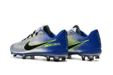 Nike Mercurial Vapor XI FG Soccer Cleats Silver Grey Blue Black - studzsupply