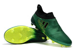 Adidas X Series FG Thunderstorm Storm  Football  Cleats Green/Yellow/Black
