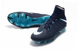 Nike Hypervenom Phantom III DF FG Soccer Cleats Navy Blue White - studzsupply