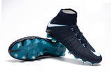 Nike Hypervenom Phantom III DF FG Soccer Cleats Navy Blue White - studzsupply