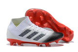 adidas Nemeziz 18.1 FG White Black Red - studzsupply