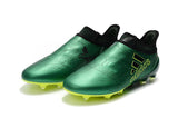Adidas X Series FG Thunderstorm Storm  Football  Cleats Green/Yellow/Black