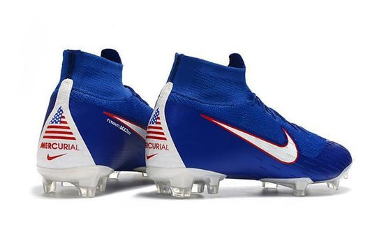 NIKE Mercurial Superfly VI 360 Elite FG Blue White Orange Lining - studzsupply