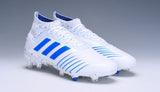 Adidas Predator 19.1 FG White Blue - studzsupply