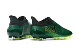 Adidas X Series FG Thunderstorm Storm  Football  Cleats Green/Yellow/Black