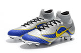 NIKE Mercurial Superfly VI 360 Elite FG Silver Blue Yellow Lining - studzsupply
