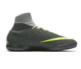 Nike HypervenomX Proximo II DF IC Soccer Shoes Black Volt Dark Grey - studzsupply