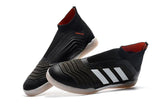 Adidas Predator IN  Knitted Surface Waterproof Indoor Flat White/Black