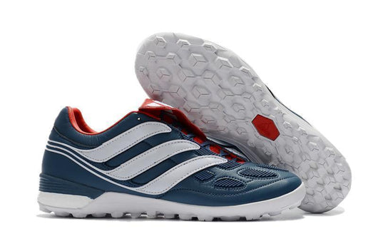 Adidas Predator Precision Turf Soccer Cleats Blue Grey White Red - studzsupply