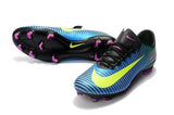 Nike Mercurial Vapor XI FG Soccer Cleats Blue Green Yellow - studzsupply