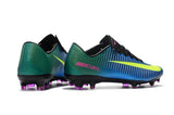 Nike Mercurial Vapor XI FG Soccer Cleats Blue Green Yellow - studzsupply