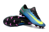 Nike Mercurial Vapor XI FG Soccer Cleats Blue Green Yellow - studzsupply