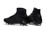 Nike Hypervenom Phantom III DF FG Soccer Cleats All Black - studzsupply