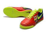 Nike TiempoX Ligera IV Barcelona IC Soccer Shoes Red Fluorescent Green - studzsupply